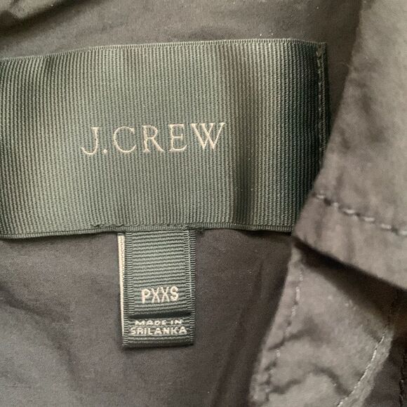 𝅺⭐️j Crew Black Cotton Shirt Dress⭐️ - Picture 4 of 8